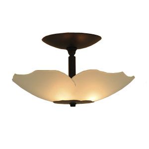 Petal Semi-Flushmount by Johnson Art Studio - Starlight Lighting USA and Canada